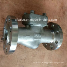 Válvula de retenção de flange de aço forjado API602 F304 / F316 / F304L / F3016L